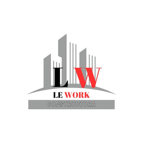 Equipo de LE WORK Constructora trabajando en una oficina moderna, simbolizando colaboración, planificación y construcción.